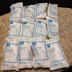 ⚕️⛑️⚕️ New Sealed Super Fluffy Cotton Rolled Gauze Bandage - Pack of 12